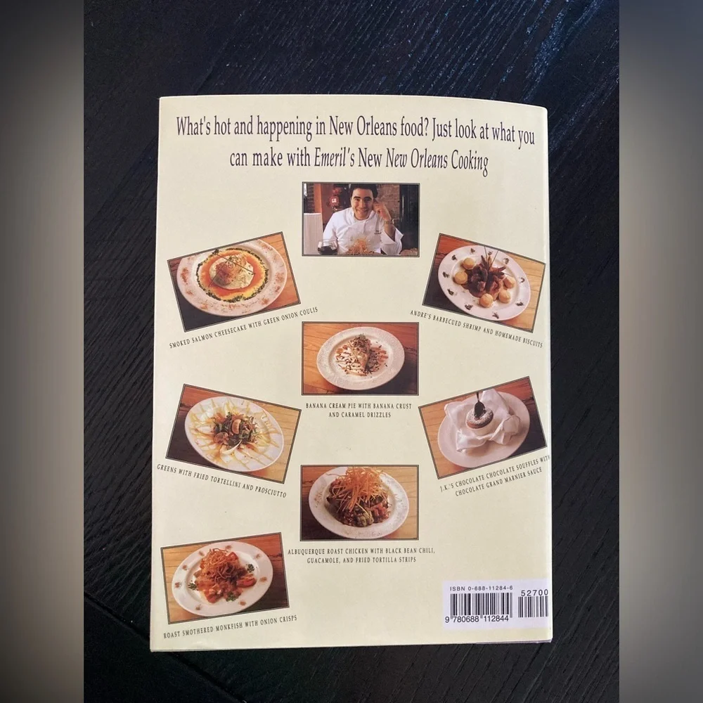Emeril Lagasse autographed cookbook- New New Orleans Cooking